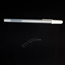 10 шт. стерилизованный белый хирургический маркер для кожи ручка тату Перманентный маркер макияж аксессуары для бровей Макияж инструменты