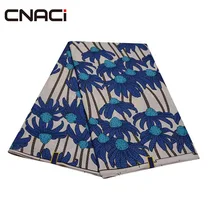 CNACI Анкара ткань Африканская настоящая восковая печать Tissu воск Африканский батик Ткань 6 ярдов/сумка Африканский принт Анкара ткань