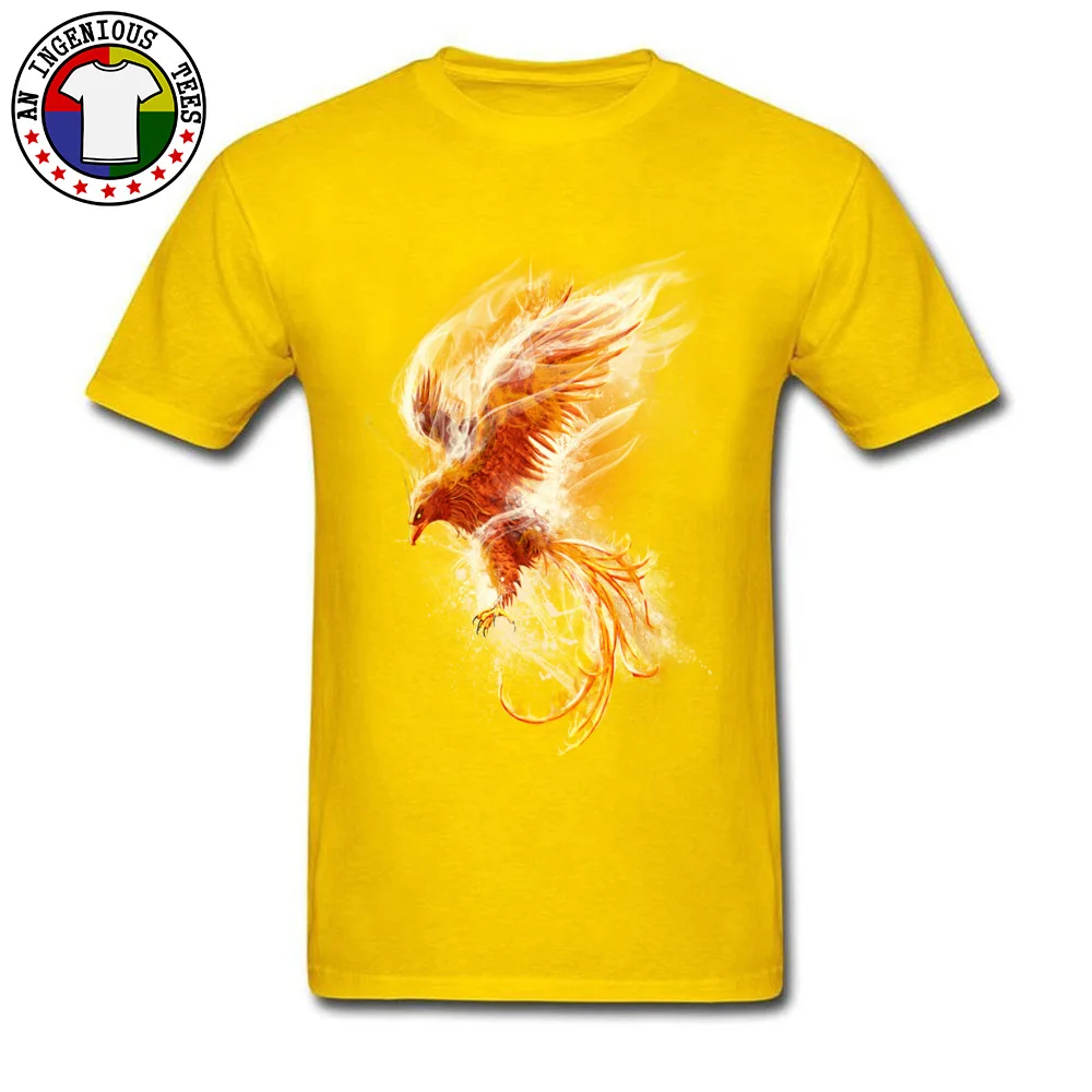 fenix Round Collar T-Shirt April FOOL DAY Tops Shirts Short Sleeve Funky Pure Cotton Custom Sweatshirts Custom Male fenix yellow