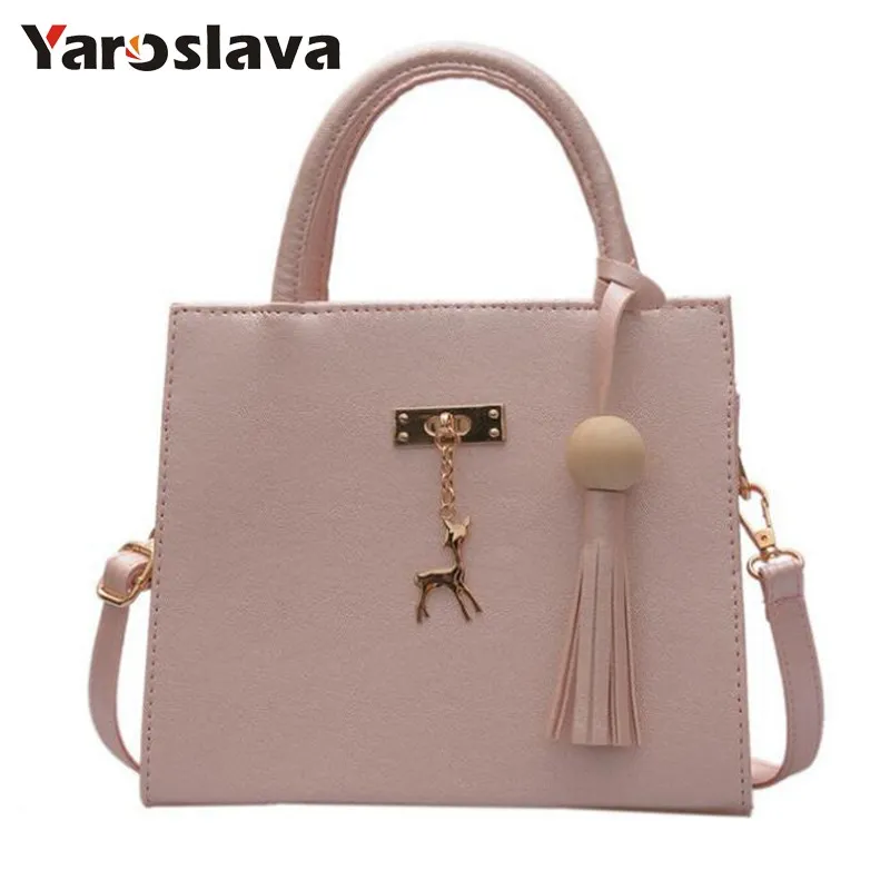 

Women's Handbags Women Leather Bag Phone Purse Deer Fashion bolsa feminina Soft Clutch Solid Crossbody Bags Tote carteira LL519