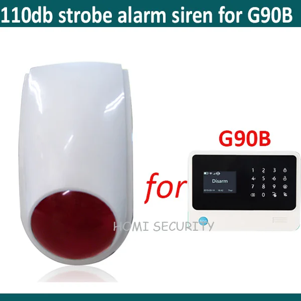 All wireless sensors detectors security set GSM wifi alarm system G90B animal friendly