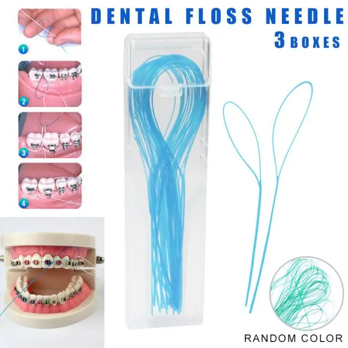 35 шт.* 3 упаковки, зубная нить, Ортодонтические брекеты, межзубная щетка, зубная палочка, палочка для зуба, палочка для зуба, палочка для чистки полости рта, чистящая проволока SMJ