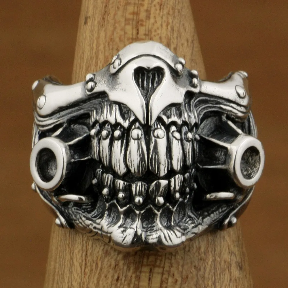 MAD MAX Immortan Joe кольцо 925 пробы серебро мужские байкерские череп 9Y021A