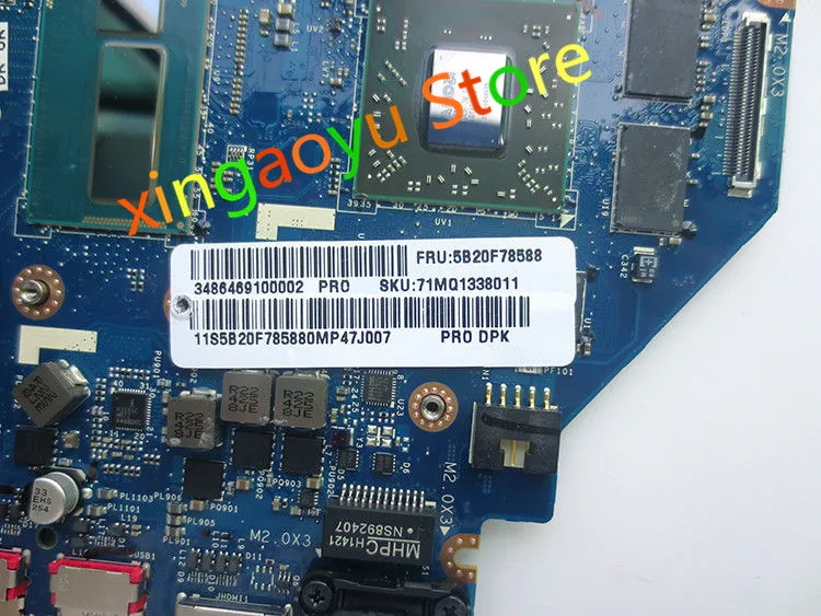 Материнская плата для ноутбука 5B20F78630 LA-B131P для lenovo Y40-70 материнской платы w/I7-4510U Процессор R9-275 GPU DDR3L