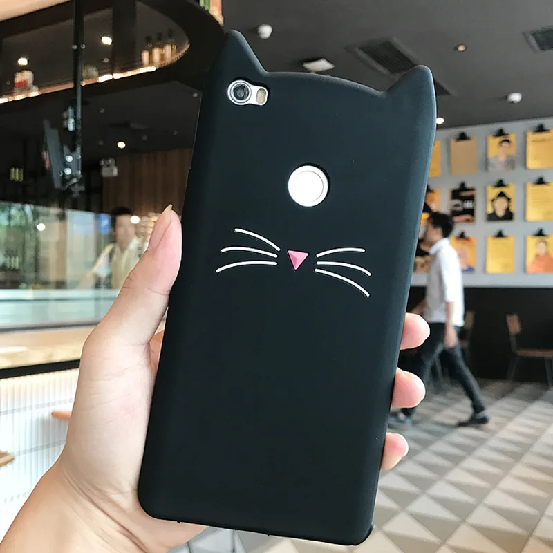 Чехол для телефона с котом Xiaomi Redmi 4X милый мультяшный Мягкий силиконовый чехол 4A