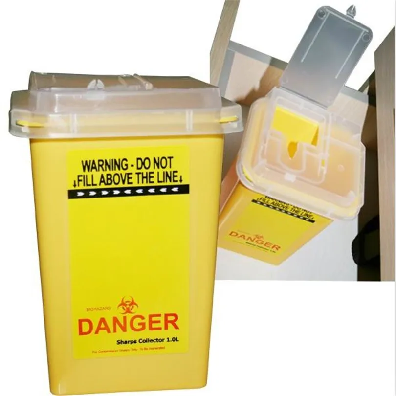 Tattoo-accessories-1pcs-yellow-plastic-Tattoo-Sharps-Collection-Gathering-Barrel-Supplies-Garbage-Container (1)