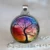 Tree Of Life Glass Cabochon Statement Pendant Necklace 20