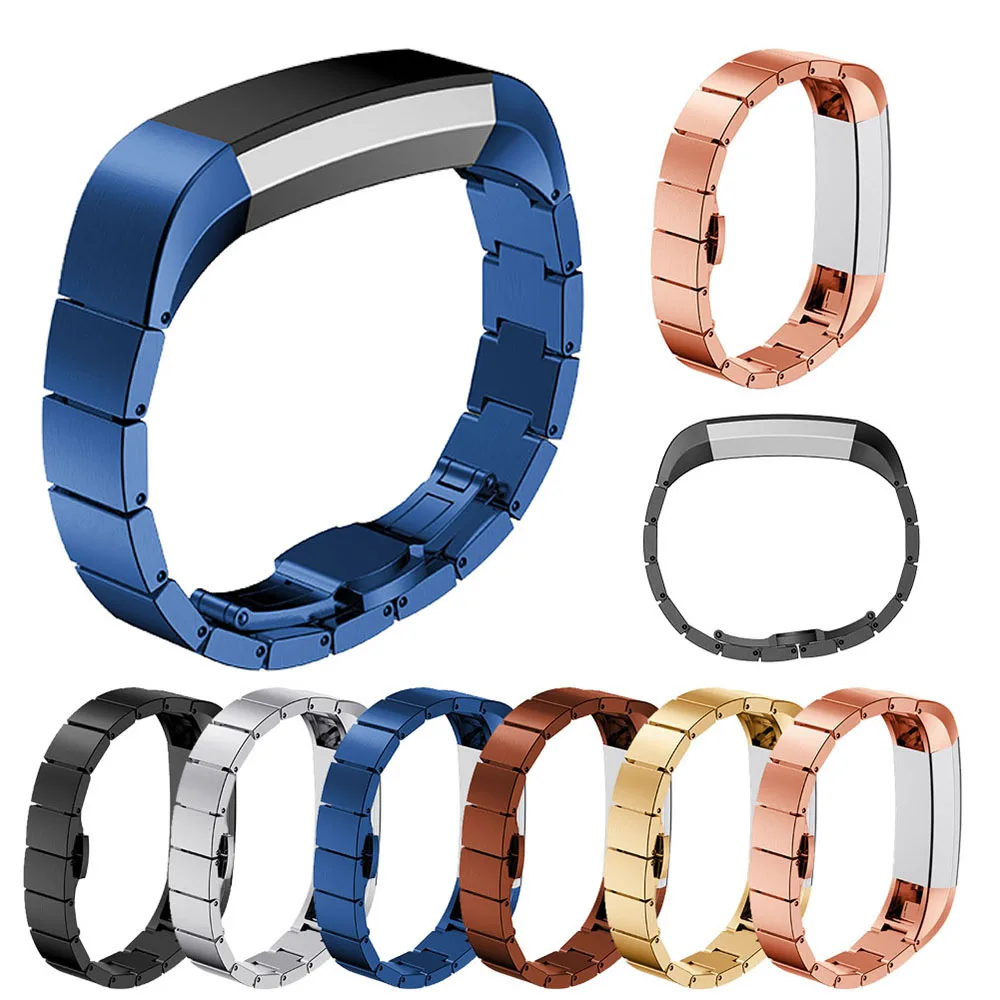 Ремешок из нержавеющей стали для Fitbit Alta/Alta HR замена металлических часов Ремешок Браслет ремень деловой стильный браслет