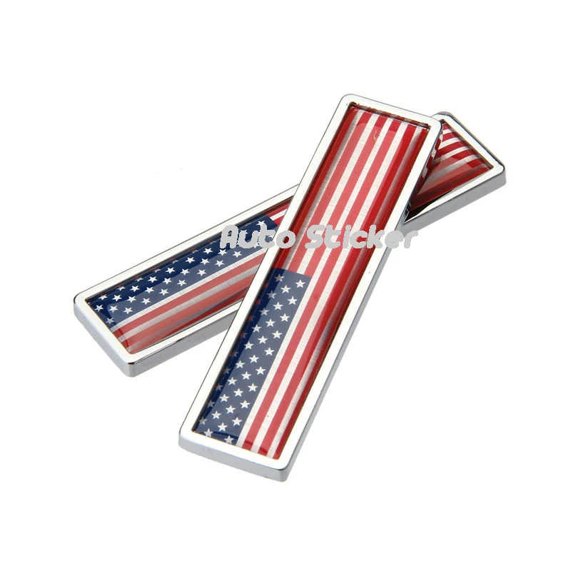 American Flag Badge Sticker-2