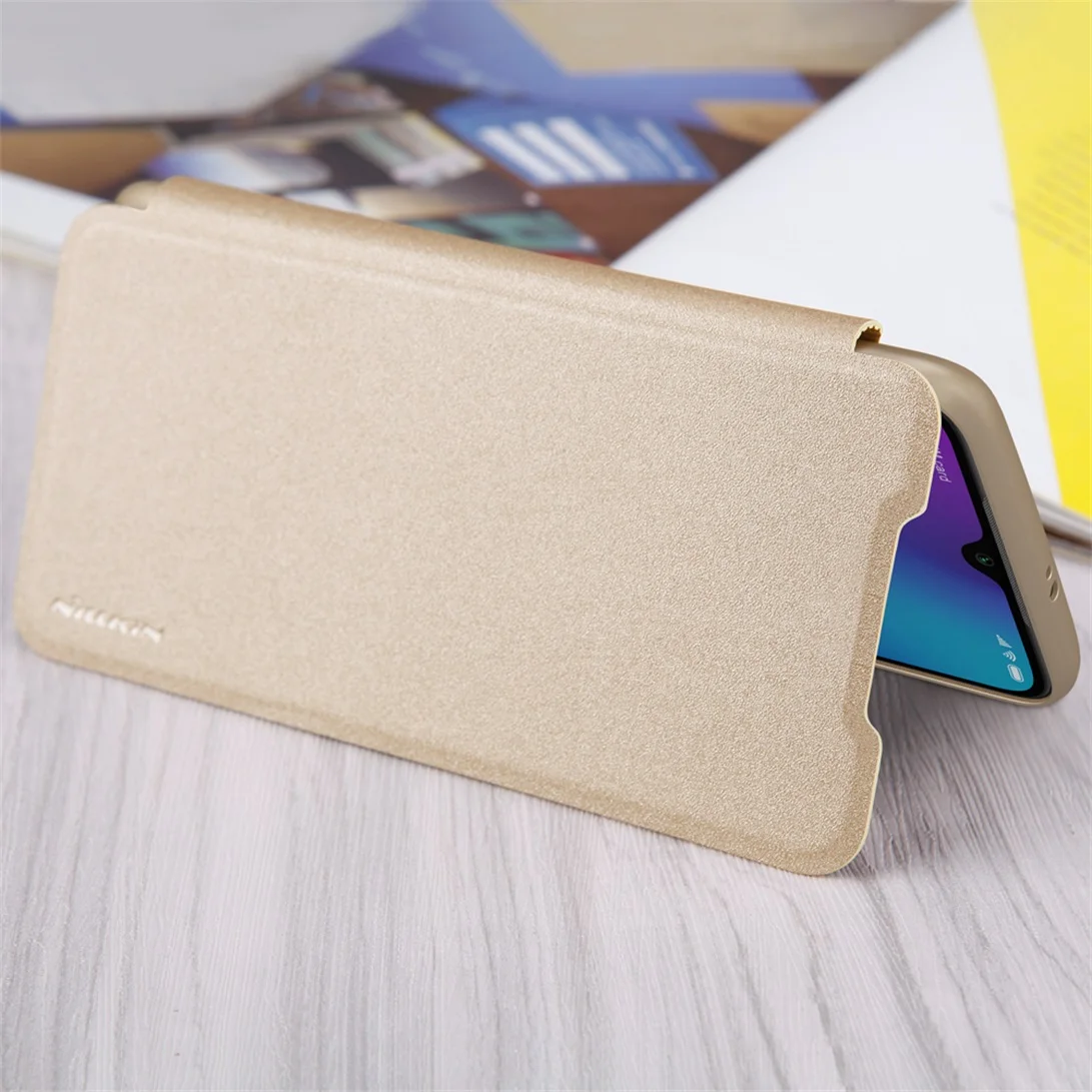 For Xiaomi Mi 9 Case Mi9 Explorer Flip Leather Case Nillkin Sparkle Series Hard Plastic PU Cover for Xiaomi Mi 9 Explorer Case xiaomi leather case cosmos blue