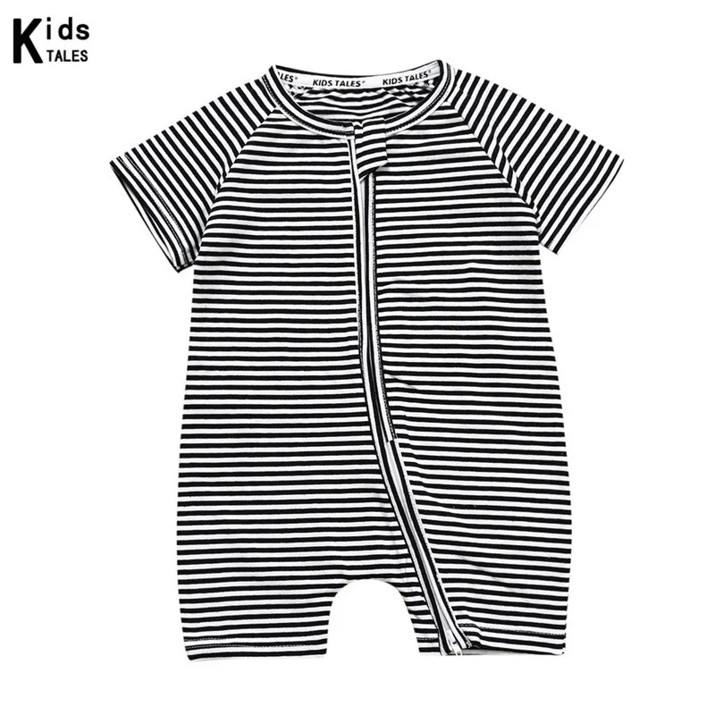 

2019 Summer cotton Girl Clothes Baby Romoper Baby Boy Bodysuit With Short Sleeve Sliders 6-24 months baby clothes