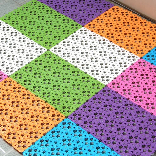 1pcs Flower Design Diy Patchwork Bathroom Floor Mat Non Slip Shower 1pcs Flower Design Diy Patchwork Bathroom Floor Mat Non Slip Shower Pad Cm1509