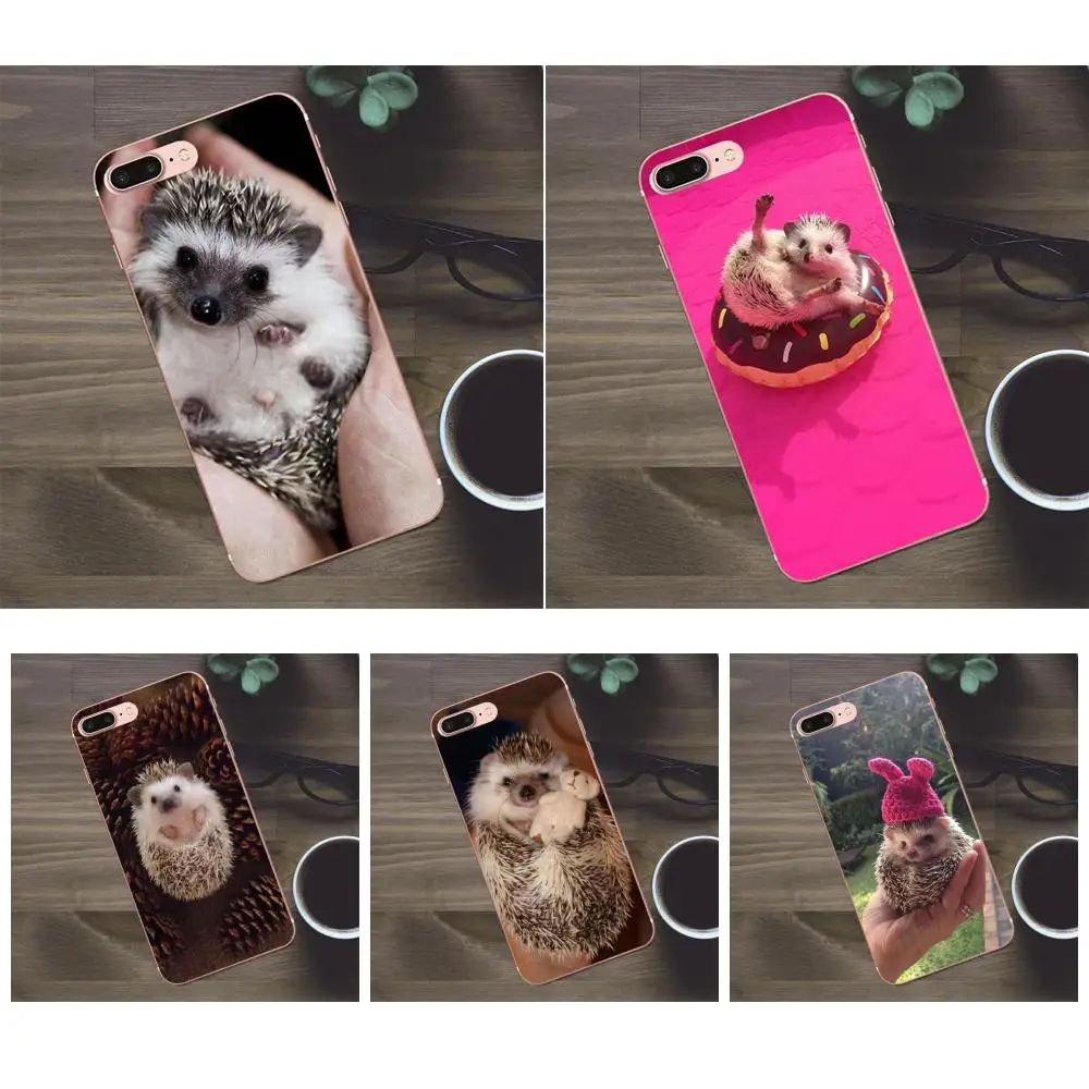 Bixedx для Apple iPhone 4 4S 5 5C SE 6 6S 7 8 Plus X Galaxy A3 A5 J1 J2 J3 J5 J7 2017 мягкий рисунок еж | Мобильные
