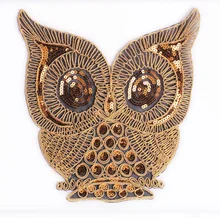 Sequins Owl Butterfly Woodpecker Embroidered Apparel Iron On Patches for Blouse Clothes Applique Supplie DIY Accessory butterfly embroidered applique tee