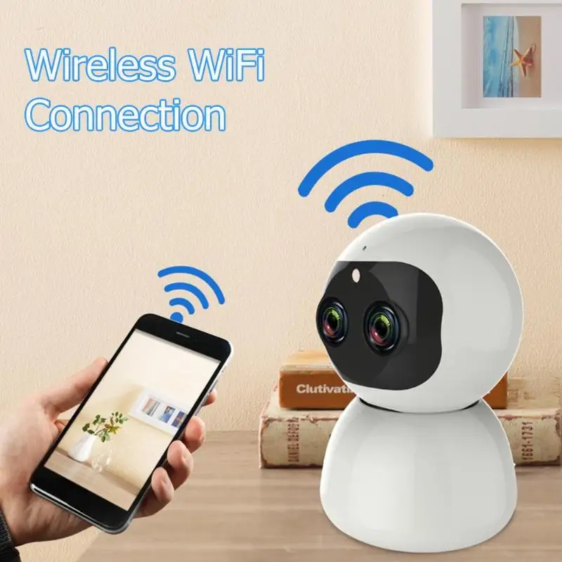

1080P Wireless IP Camera Dual Lens Zoom Intelligent Auto Tracking Home Security Surveillance PTZ CCTV Network WiFi Camera Newst