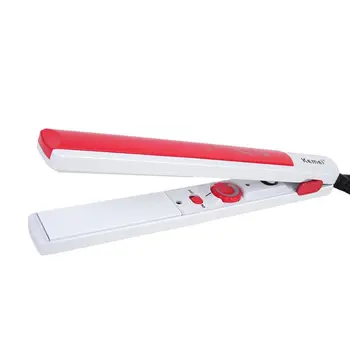 

Kemei KM-807 thermostat ceramic coating hair straightener wet and dry splint perm