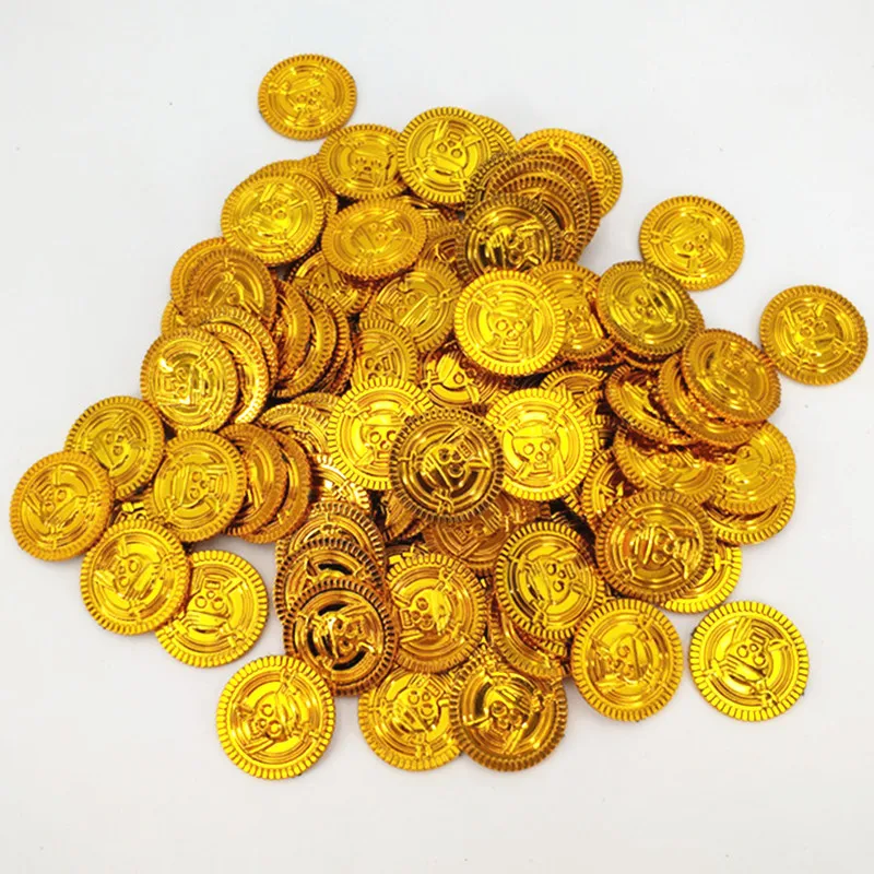Monedas de oro con valoras piezas de oro 36 monedas piratas oro Chiquitina oro piratas 