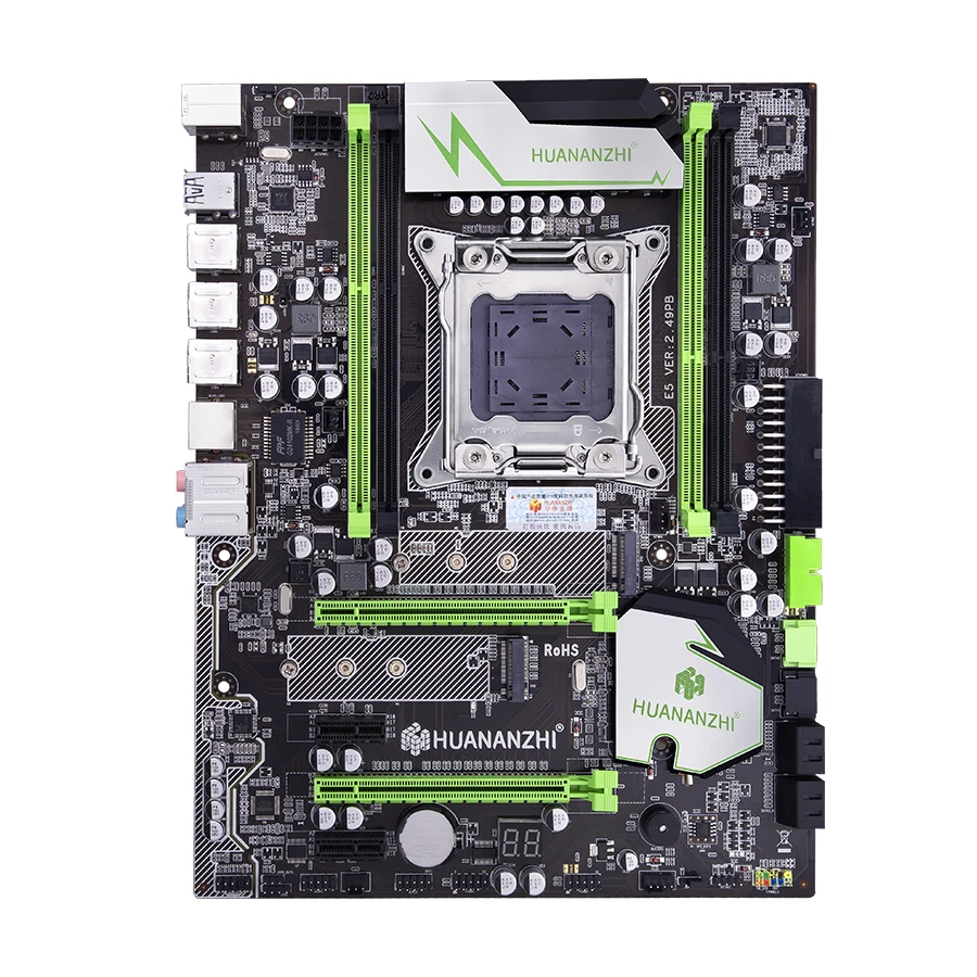 HUANANZHI X79 материнская плата с Ксеон E5 2689 4x8 ГБ = 32 Гб 1600 МГц DDR3 память ECC Reg блок питания ATX USB3.0 SATA3 PCI-E NVME M.2 SSD