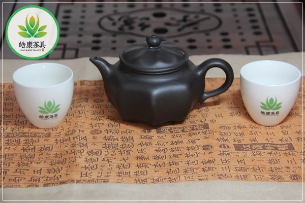 

Black yixing clay chinese kung fu tea set teapot Octahedron for pu er black oolong dahongpao gaba tea270 ml