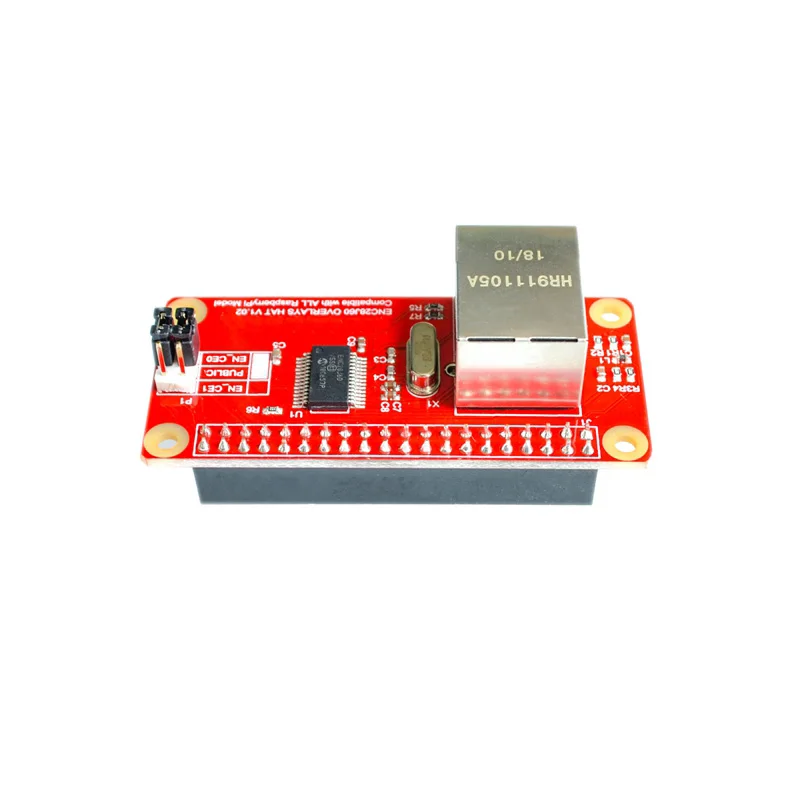 1 PC ENC28J60 Module ENC28J60 Ethernet Adapter LAN Network Adapter Module for Raspberry Pi Zero Board Network Adapter (1)