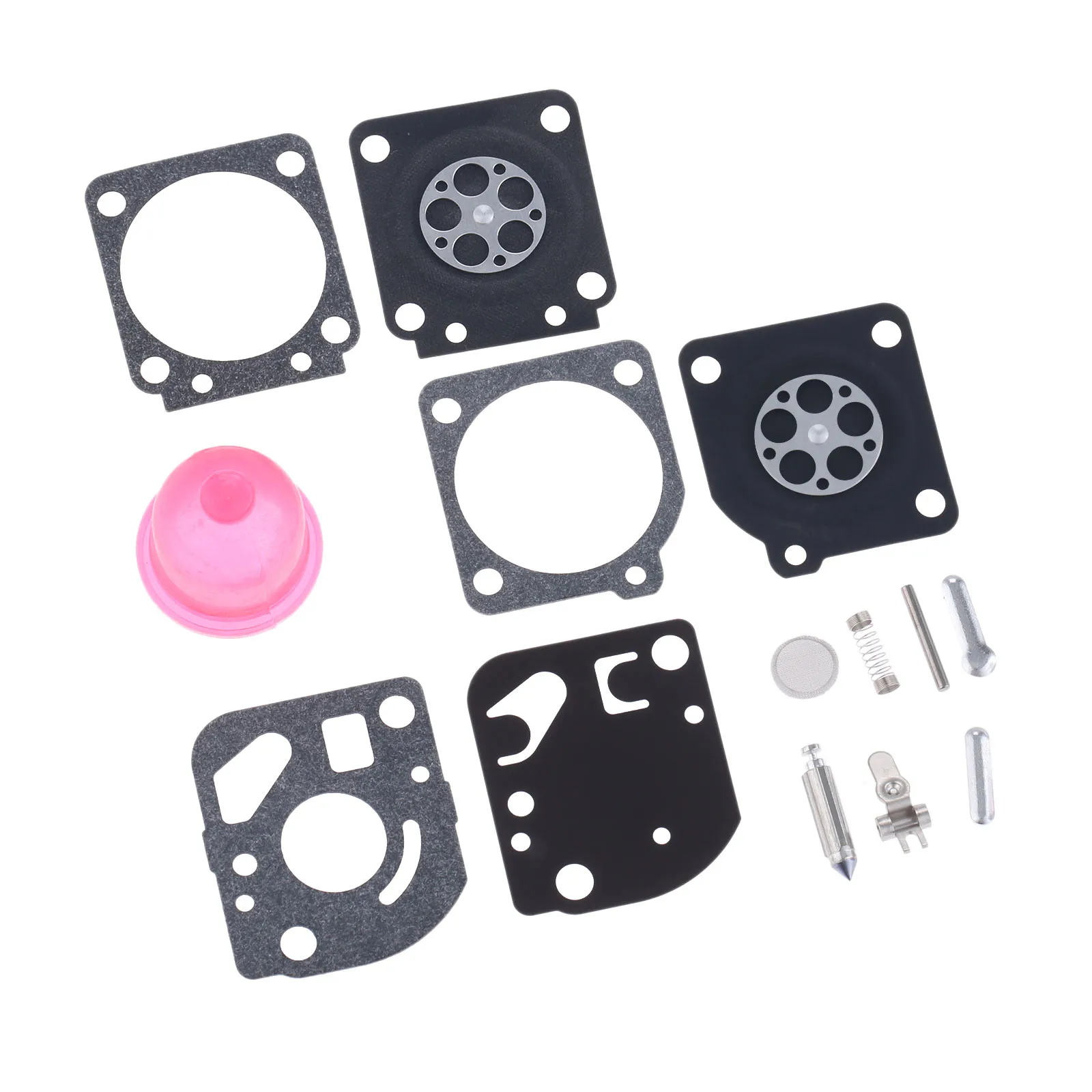 DRELD Carburetor CARB Rebuild Repair Kit For C1U-W Weedeater Featherlite Poulan ZAMA RB-73 RB73 Trimmer DRELD Carburetor CARB Rebuild Repair Kit For C1U-W Weedeater Featherlite Poulan ZAMA RB-73 RB73 Trimmer