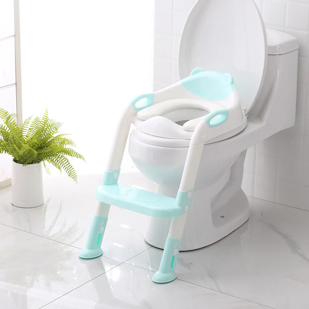 Toddler Baby Ladder Toilet Chair Kids Potty Trainer Adjustable Seat With Step Stool For Children Baby Toilet Potty Training#YL1