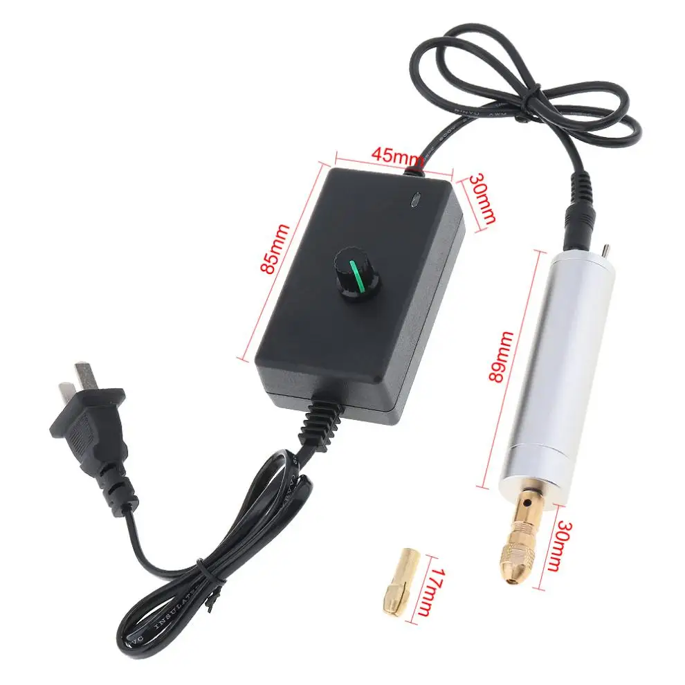 12V Бесступенчатая Регулируемая скорость электродвигателя ручная дрель для