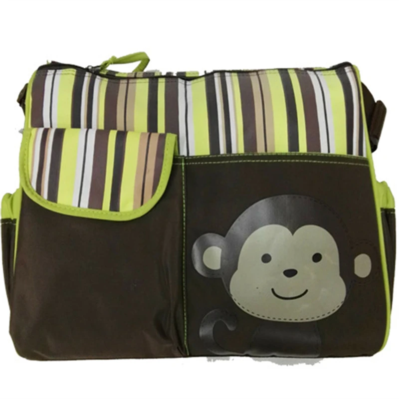 30 40 12cm Cute Monkey Print Baby Diaper Bags Large Capacity Mommy 30 40 12cm Cute Monkey Print Baby Diaper Bags Large Capacity Mommy Bag For Mom Stroller Organizer Bolsa Maternidade In From Mother