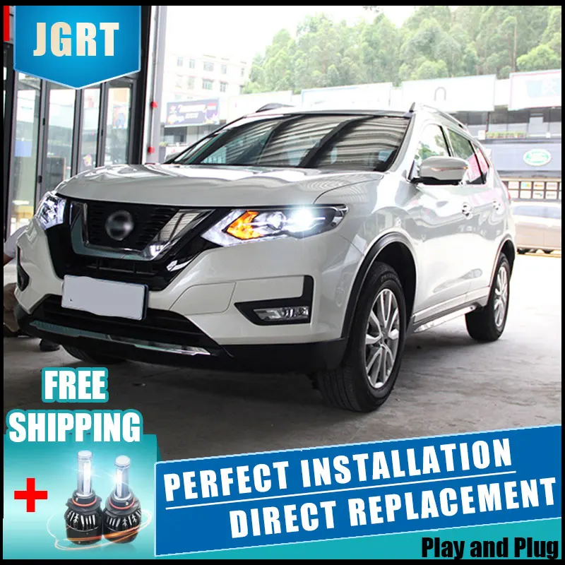 ^Cheap 2PCS LED Headlights For Nissan X-Trail 14-19 Car Led Lights Double Xenon Lens Car Accessories Daytime Running Lights Fog Lights ^Cheap 2PCS LED Headlights For Nissan X-Trail 14-19 Car Led Lights Double Xenon Lens Car Accessories Daytime Running Lights Fog Lights