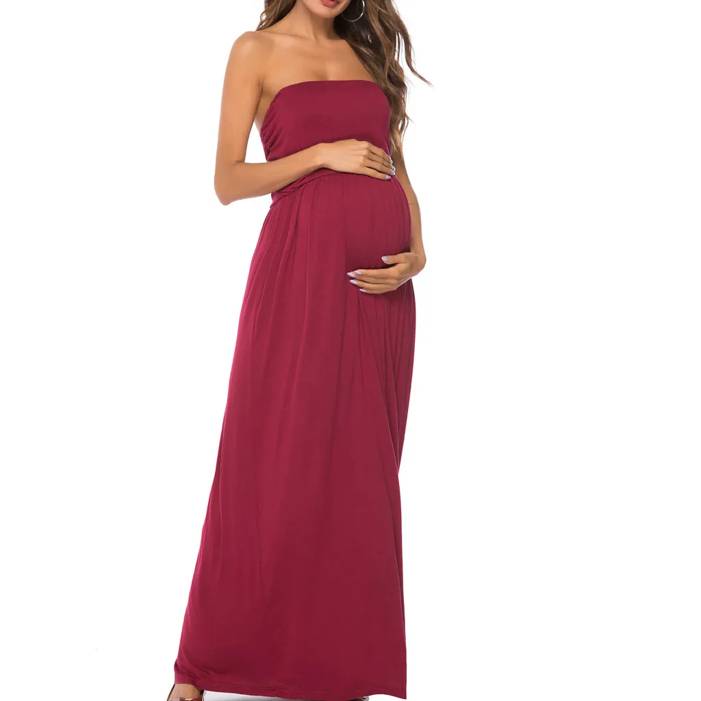 

MUQGEW maternity clothing summer maternity wedding dress for pregnant women wedding dress for pregnant women vestido gravida#G6