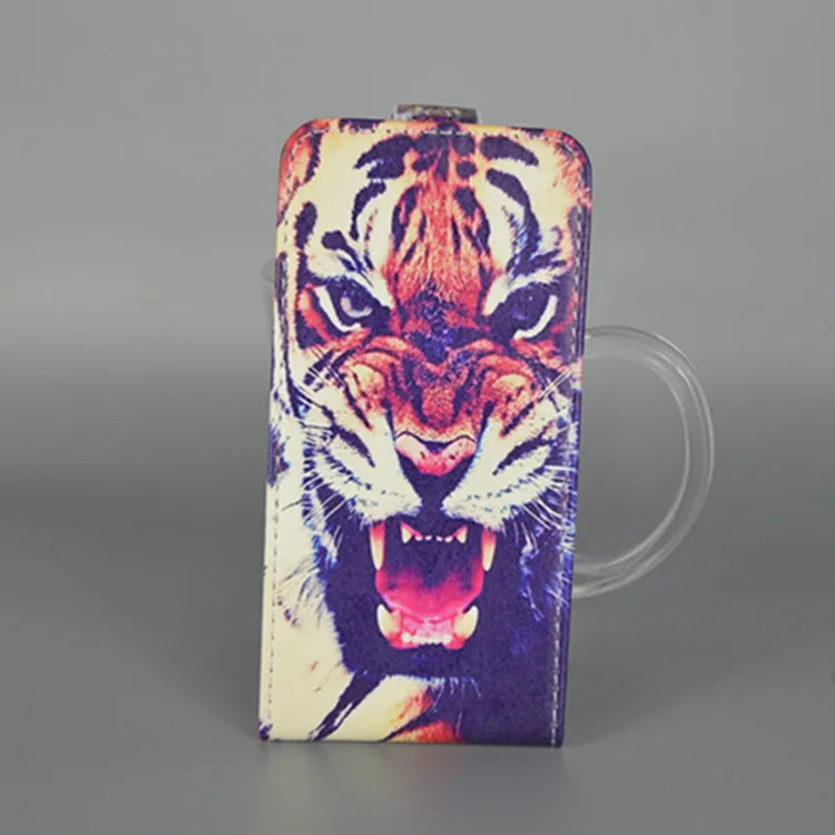 

For Alcatel One Touch Idol 2 S 2S OT 6050 6050Y Pattern Cute PrintingVertical Flip Cover Open Down/up Back Cover filp case