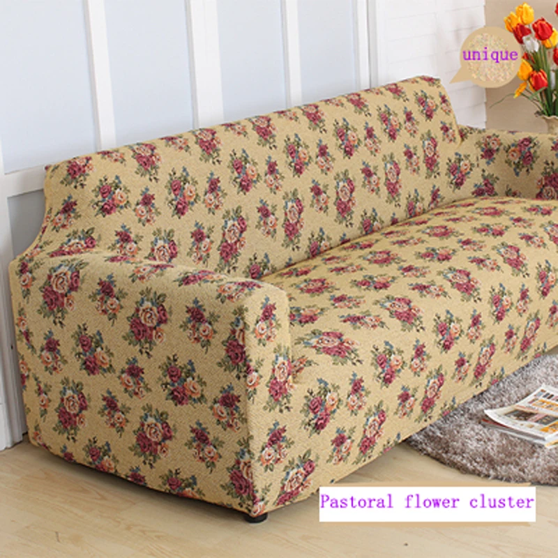Waterproof stretch slipcover sofa cover couch cover new flowers elastic all inclusive universal