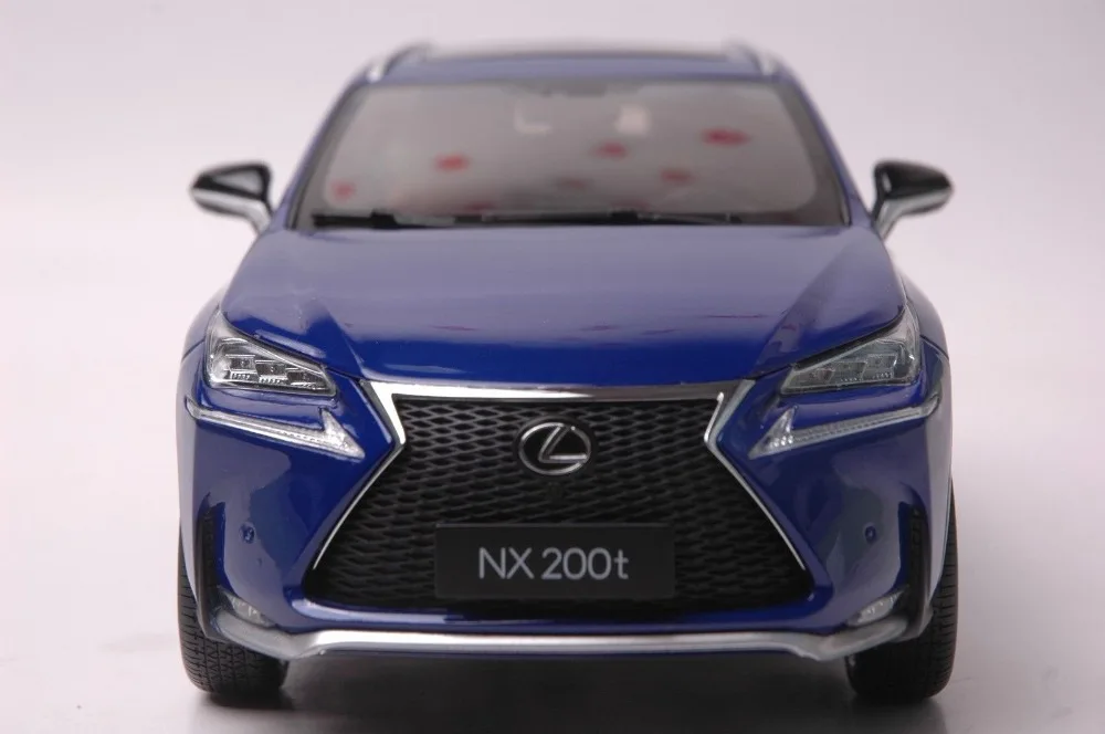 1:18 литье под давлением модель для Lexus NX 200t синий внедорожник Игрушечная машина из сплава миниатюрная коллекция подарок NX200t NX200