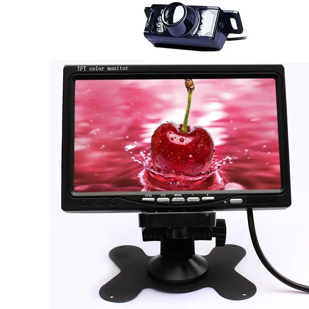 

Universal 7"Car Rear View Camera TFT LCD Digital Color Screen Monitor with DC 12V Waterproof Rear-view Car Rear Backup Camera