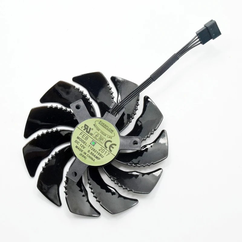 Для Gigabyte Geforce GTX 1050 1050TI 1060 1070 1070TI G1 Radeon RX 570 580 470 480 Ga mi ng MI новый вентилятор