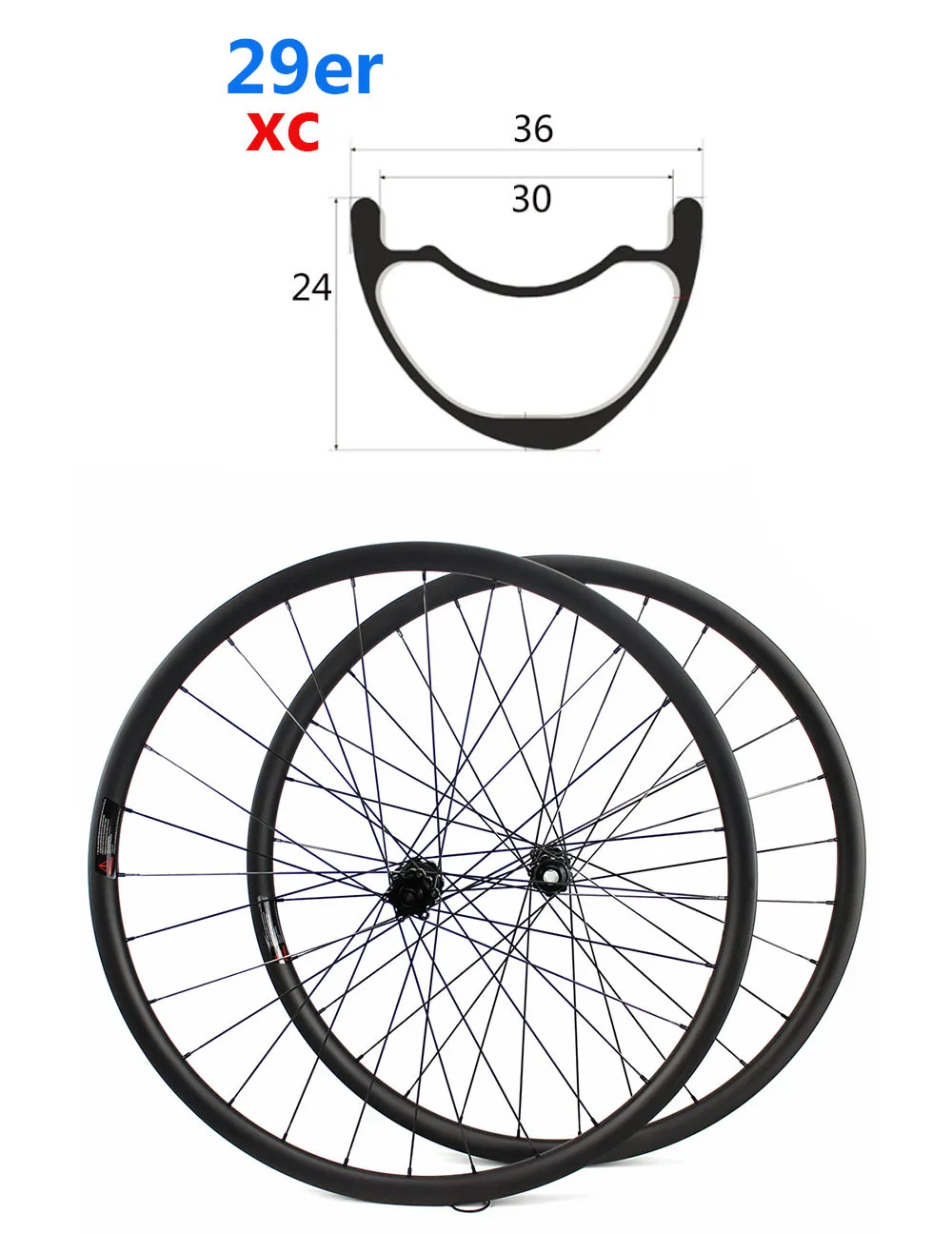 Perfect 29er MTB Rim With DT Swiss 240 12 Speed 6-bolt/center Lock Hub For Carbon Mountain Bike Wheel Tubeless Ready Wheelset 36mm/24mm 2