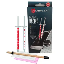 Германия DISPLEX средство для удаления царапин стекло Ремонт Полировка для удаления царапин со смартфона экран лобовое стекло автомобиля Часы окна