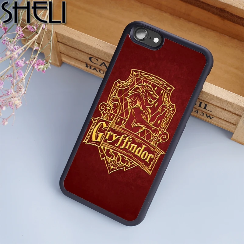 

SHELI Gryffindor Harry Potter Phone Case For iPhone 5 6 6s 7 8 plus 11 pro X XR XS Max Samsung Galaxy S6 S7 edge S8 S9 S10