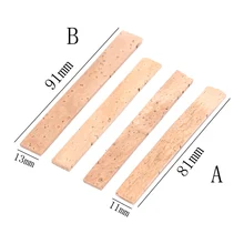 Кларнет пробка 4 шт. кларнет Натуральная пробка рот шеи Интерфейс инструмент запчасти
