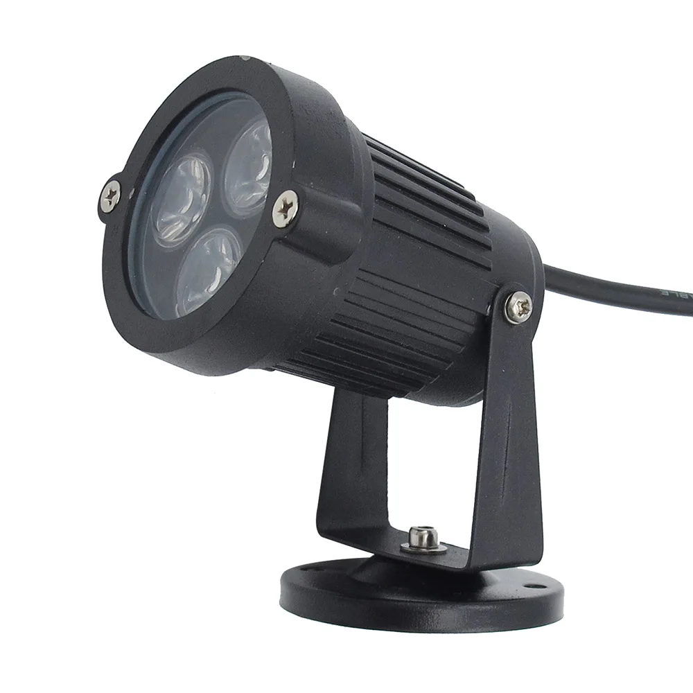 Conduziu a Luz do Gramado Potência ao ar Água ao ar v de Alta Ip65 à Prova Livre Dwaterproof Led Jardim Holofote Longa Vida Luzes 9 w dc 12 4 High Quality Luzes e Iluminação