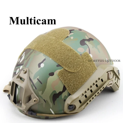 54-62 см полузакрытые защитные тактические страйкбольные шлемы для охоты на открытом воздухе Wargame CS военная стрельба Пейнтбол шлем боевой - Цвет: multicam
