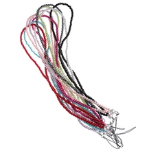 Шнурок для ключей Универсальный искусственного кристалла жемчужные шейные платки сотовый телефон ремень для мобильного телефона цепочка-подвеска ключ ID Pass Карта телефон ремни