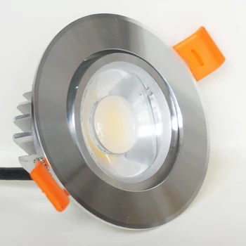 

Silver LED Spot cob dimmable Downlight 3W 5W 7W 12W Recessed Ceighting light Safty Healthy for home lighting