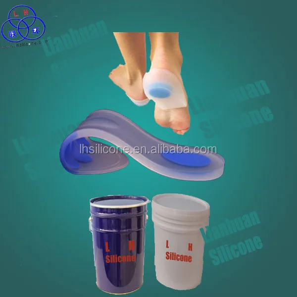 

RTV-2 Liquid Rubber Silicon Medical Orthopedic Insoles/ moldable RTV 2 silicone insole