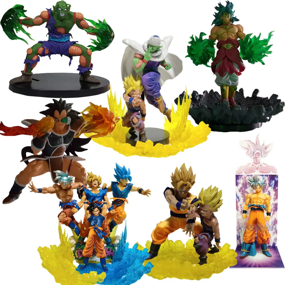 Dragon Ball Z Goku Raditz Broly Piccolo серии ПВХ подвижная фигурка-модель аниме Жемчуг дракона супер Гоку коллекционная игрушка, Новогодний подарок