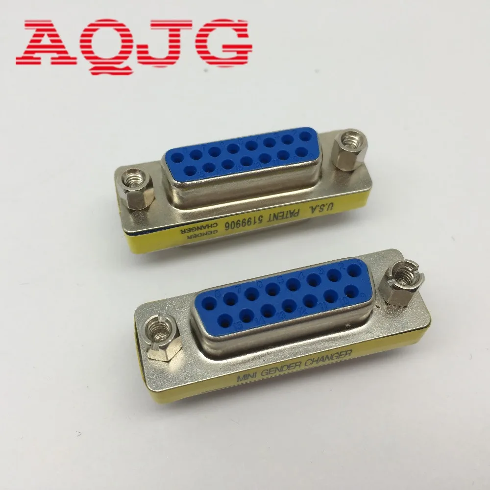 VGA Adapter DB15 Female to Pin F/F Jack Socket Gender Changer Serial Extension Converter AQJG | Компьютеры и офис