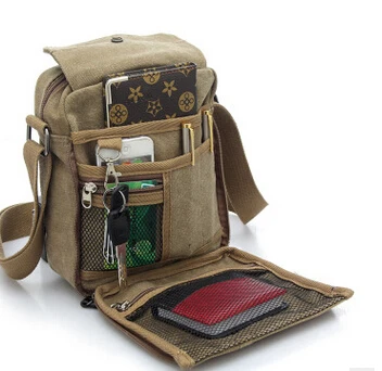 

Messenger bag men and women casual canvas shoulder bag Korean man bag multifunctional bag