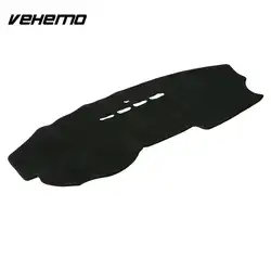 VEHEMO силиконовый Слип Войлок Ткань Солнцезащитная Накладка для машины накладка приборная панель Крышка левое сиденье водителя авто