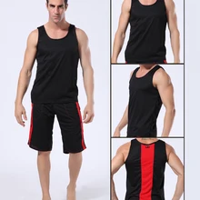 WJ Мужская майка полиэстер продается скорость сухой жилет 5 видов цветов Размер S/M/L Лидер продаж