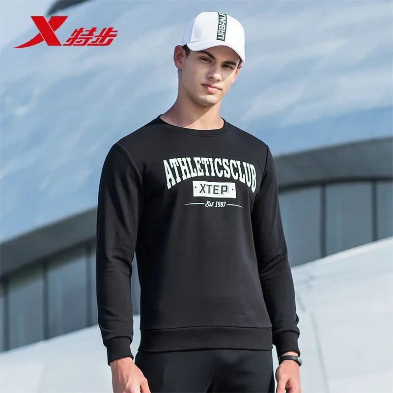 882329059279 Xtep Men sports sweater 2018 autumn new long sleeved ...